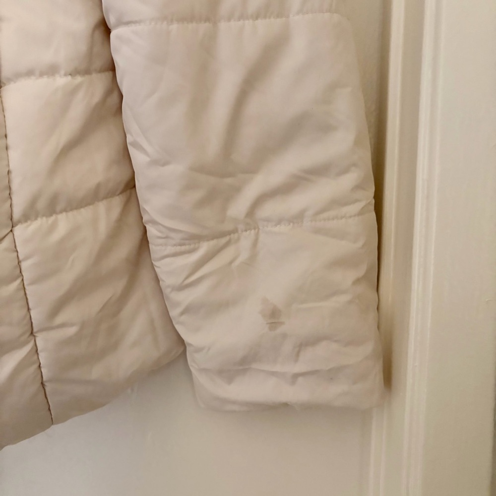 Women's White Puffer Jacket - Picture 8 of 11